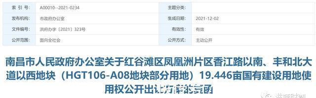 受让人|T16购物中心二期来了南昌凤凰洲要拍地,配建定向商品房