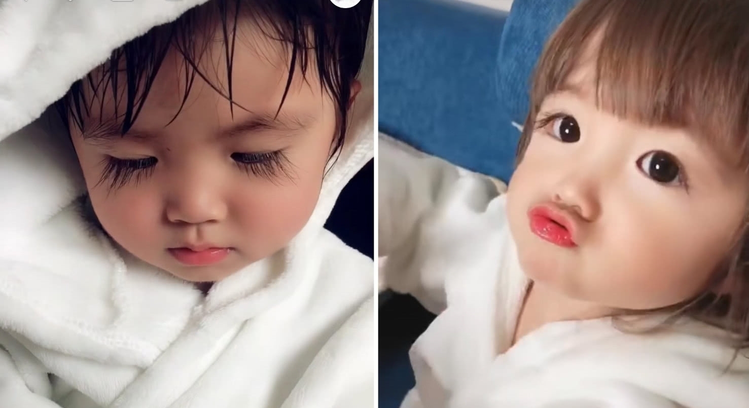 向上卷|奇闻:两岁女孩被称睫毛精,睫毛是常人的三倍,放铅笔都不是问题