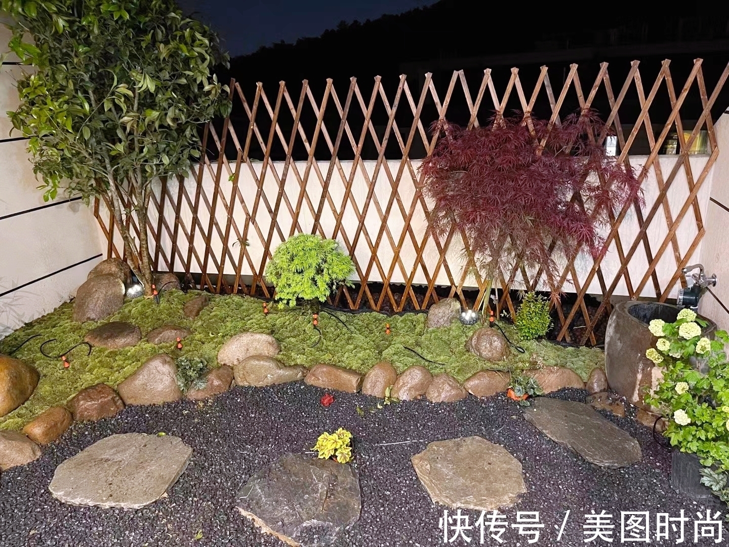 露台|买了小洋房顶层，把16㎡露台改造成“日式小花园”，结果令人惊喜