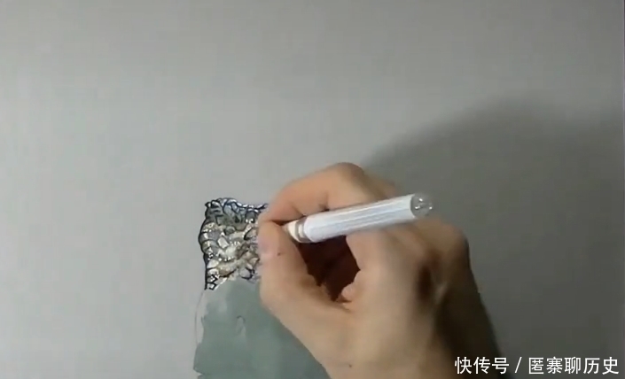 美术生手绘|美术生手绘3D恐龙,开始不相信,作品完成后:乔治的最爱