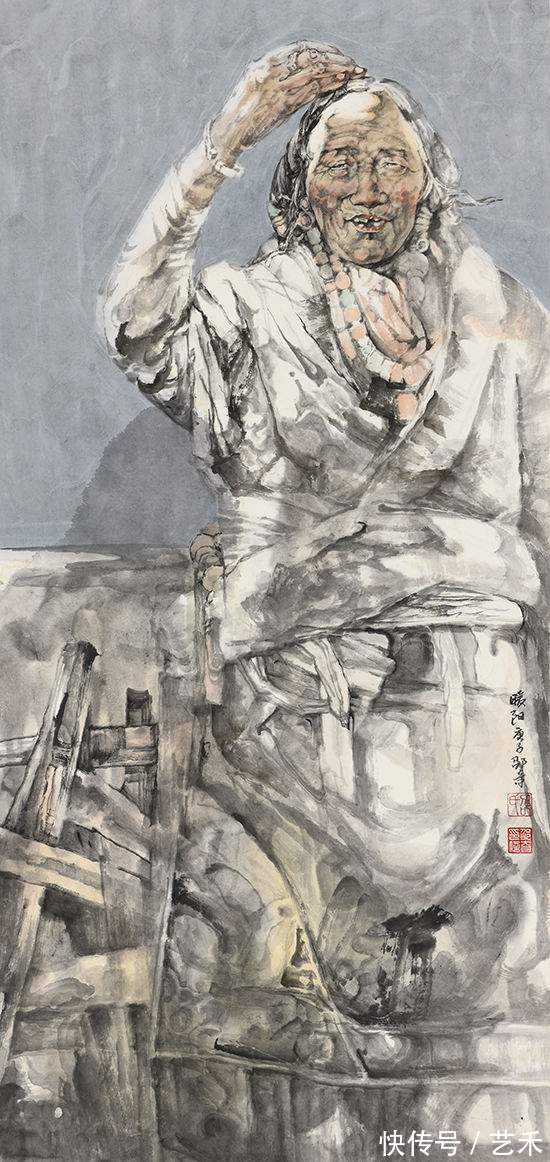 人物画!邵奇——中国艺术研究院人物画研究员/最具收藏价值艺术家