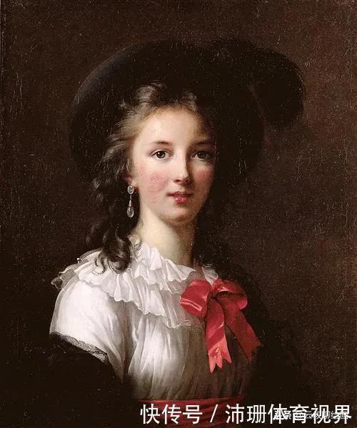 佛兰德&法国18世纪著名洛可可女画家维吉·勒布伦肖像作品欣赏