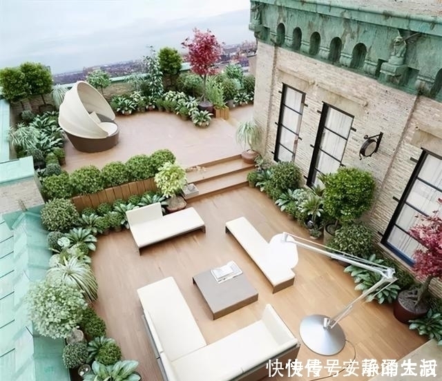 屋顶花园|能有个这样的屋顶花园，人生就圆满了