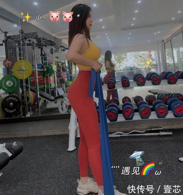 美女|20岁国产美女，健身2年，她的身材比年龄“成熟”多了