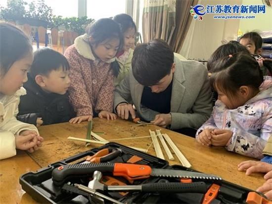 幼儿园里“探竹林”，萌娃学玩乐其中（图）