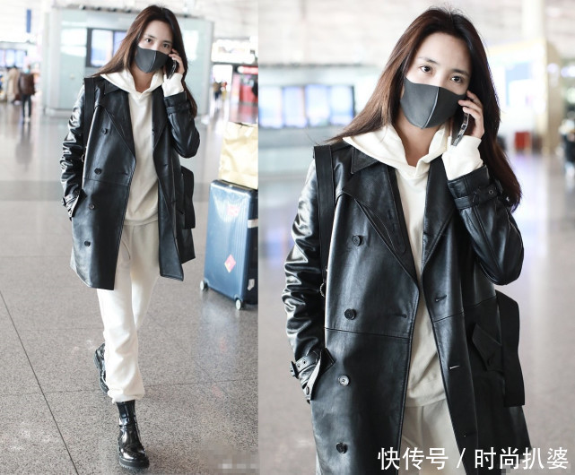 卫衣套装+大衣保暖又流行!可连维密超模上身也臃肿,怎么破?