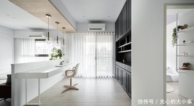木格栅|明明只有89㎡,她家咋就装修得这么大气高级一进门就被吸引!
