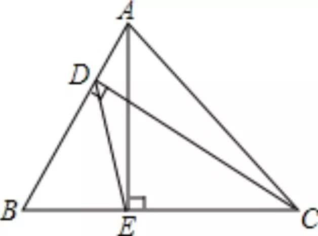 这道初中几何题条件少 一些学生不知所措 解题关键是相似三角形 快资讯