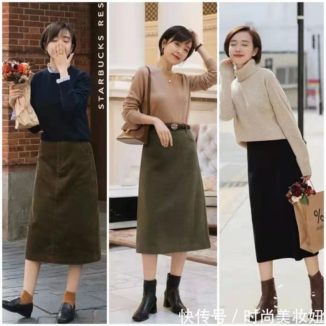 纯色|秋冬万能的毛衣搭配公式,简单易学,40岁轻松穿出优雅高级感