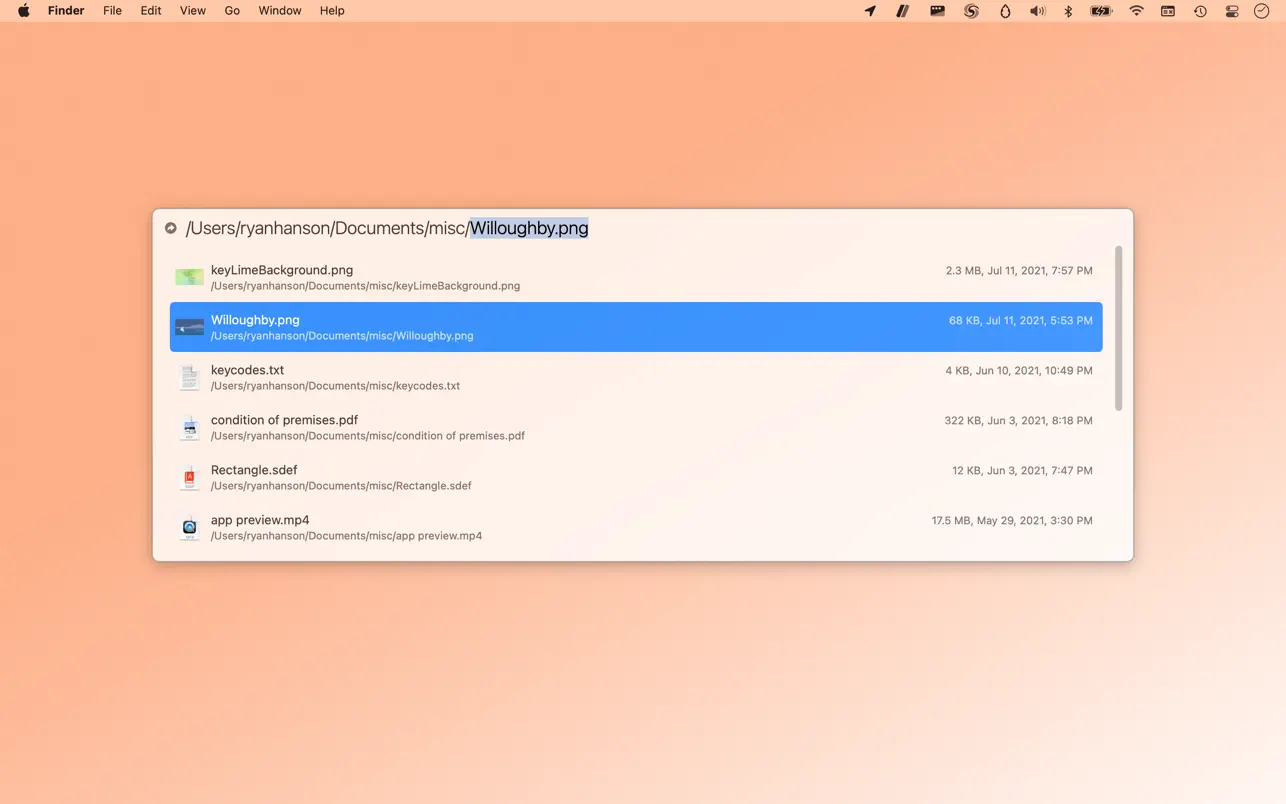 Filebar for Mac v0.2 文件路径查找编辑-下载否