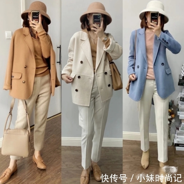 40岁秋冬温柔色穿搭借鉴，知性优雅质感满满，还特别显年轻