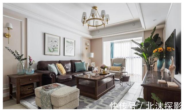 家家|90㎡两室两厅,简单不夸张的美式风,家家都适用!