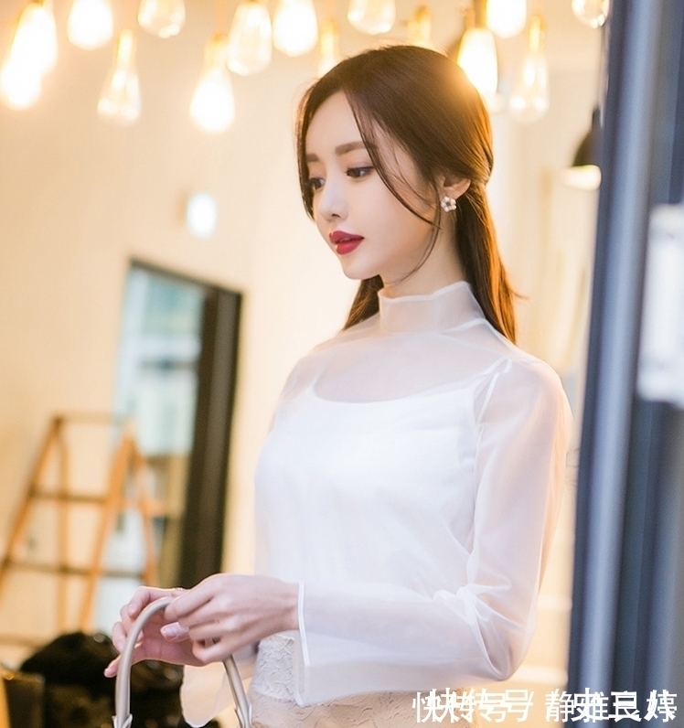 纱裙|填充杏色包臀裙,纱裙美女的诞生,绝非池中之物