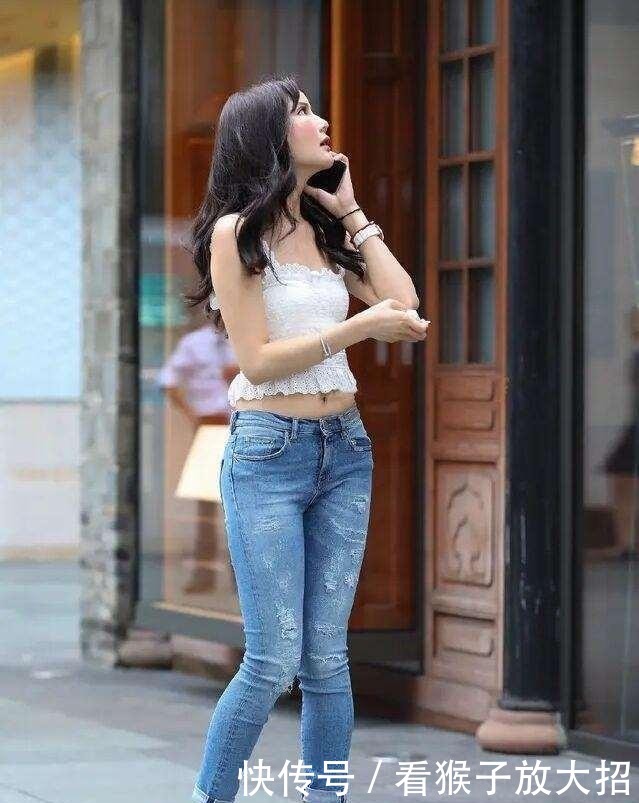 牛仔外套|打底裤尽显甜美风格,搭配美如画,个性魅力尽显