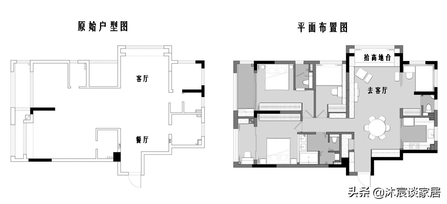 收纳|她的新家，告别笨重的家具，让客厅“大”起来！网友：真是学到了