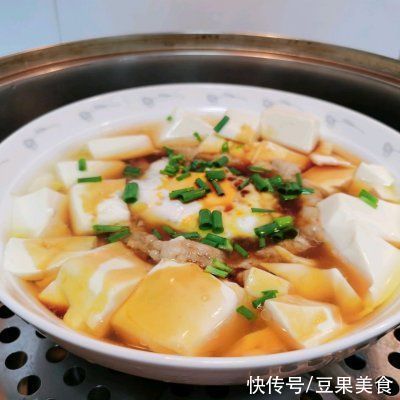 蒸蛋|豆腐肉饼子蒸蛋