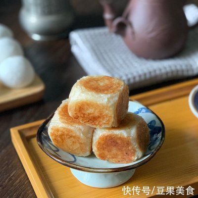 过年吃剩的元宵汤圆变身豆仙糕