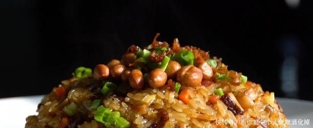 舌尖上的美食之江西生炒糯米饭,甜软香糯,操作简单,一盘不够