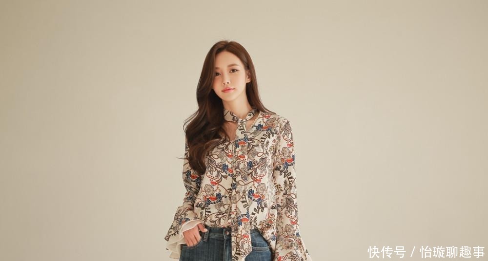 时装|孙允珠:米兰时装图腾印花雪纺衬衫!