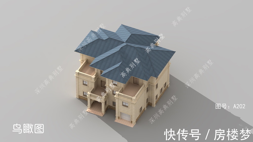 房子|这款欧式别墅户型，居住舒适，让您拥有一套属于自己的房子。