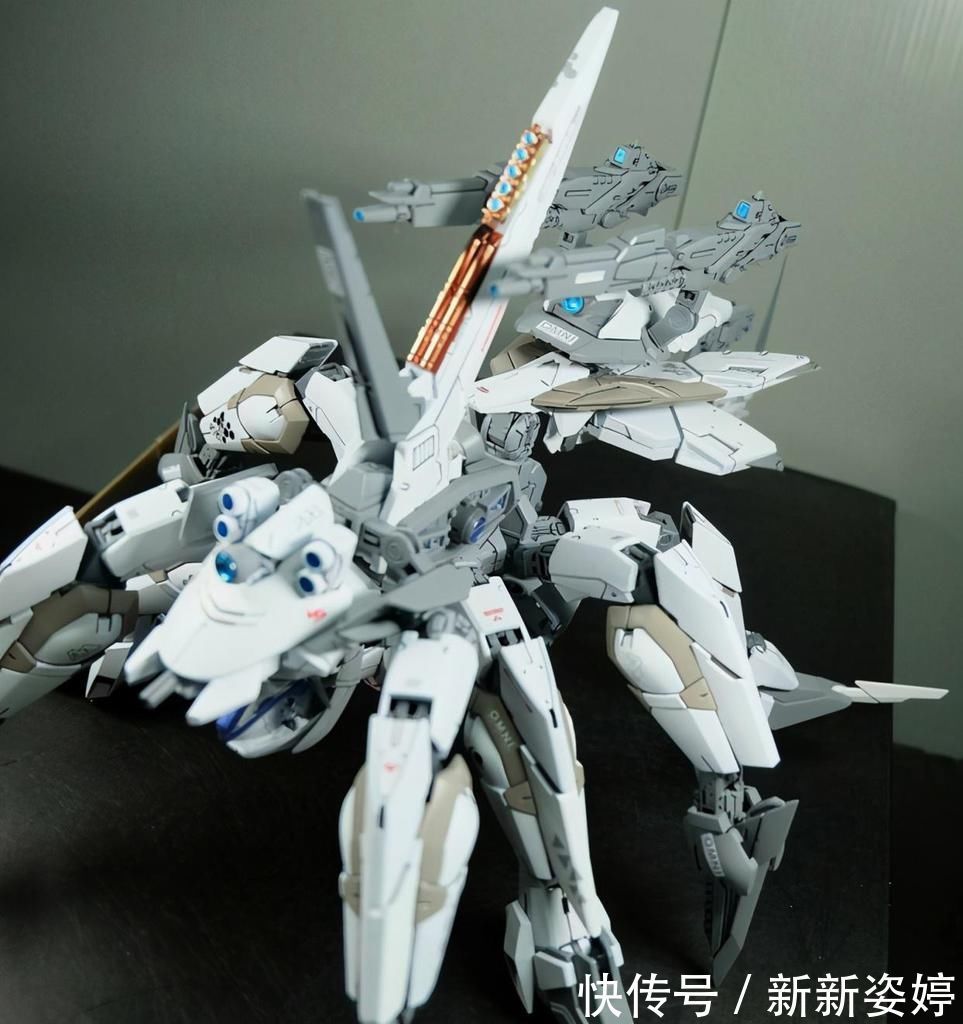 模友|模玩控:1:100比例可变形蜘蛛,白色圣盾高达模型