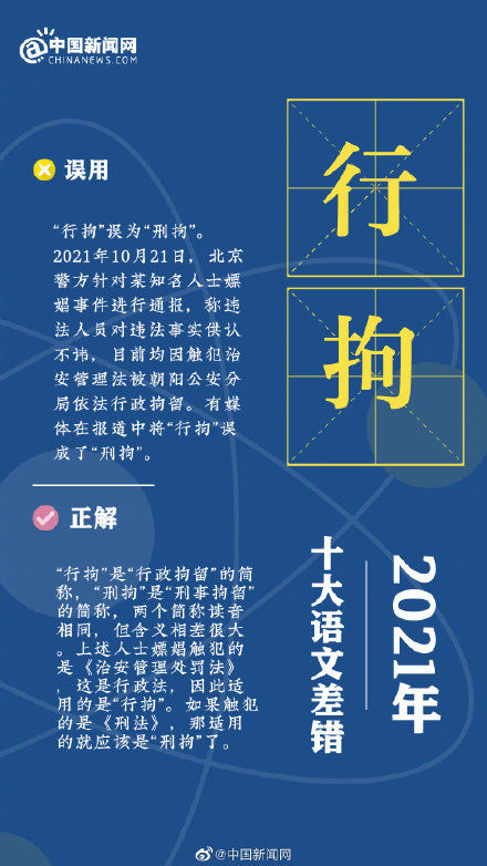 血脉偾张|2021年十大语文差错