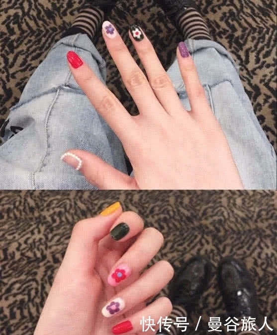 开春最适合“泫雅风”美甲，款款仙气十足，想撞进先生的胸膛