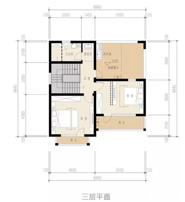 开间|小开间农村自建房，5款开间10米的农村别墅户型，好看又实用！