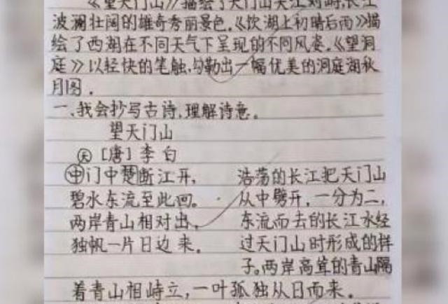 互联网时代|8岁女孩作业写成“印刷体”，爆红网络，网友：强迫症都被治好了