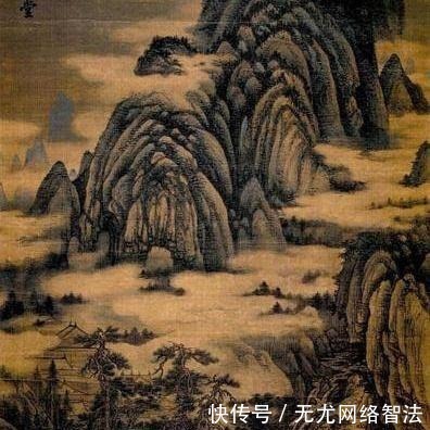 潇湘图@他被称为南派山水画鼻祖,一幅《溪岸图》虽价值连城,却不在中国