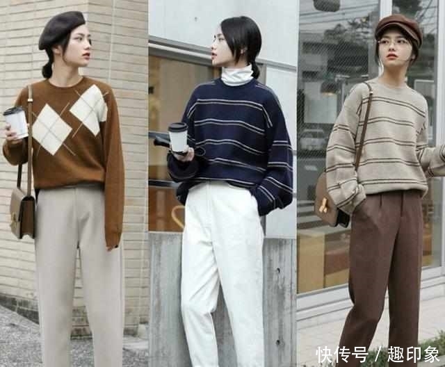 想要穿搭才保暖又时髦,大衣搭配针织裙优雅大气,美腻了