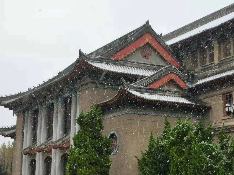 河南大学校园雪景|青年眼| 校园