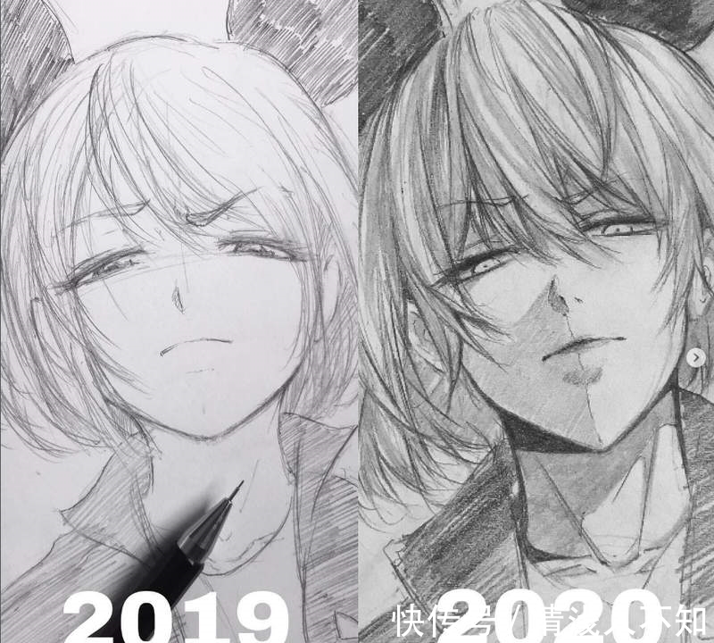 手绘&画师超精美铅笔手绘,让人想起了当年也是拿着铅笔画图的我们