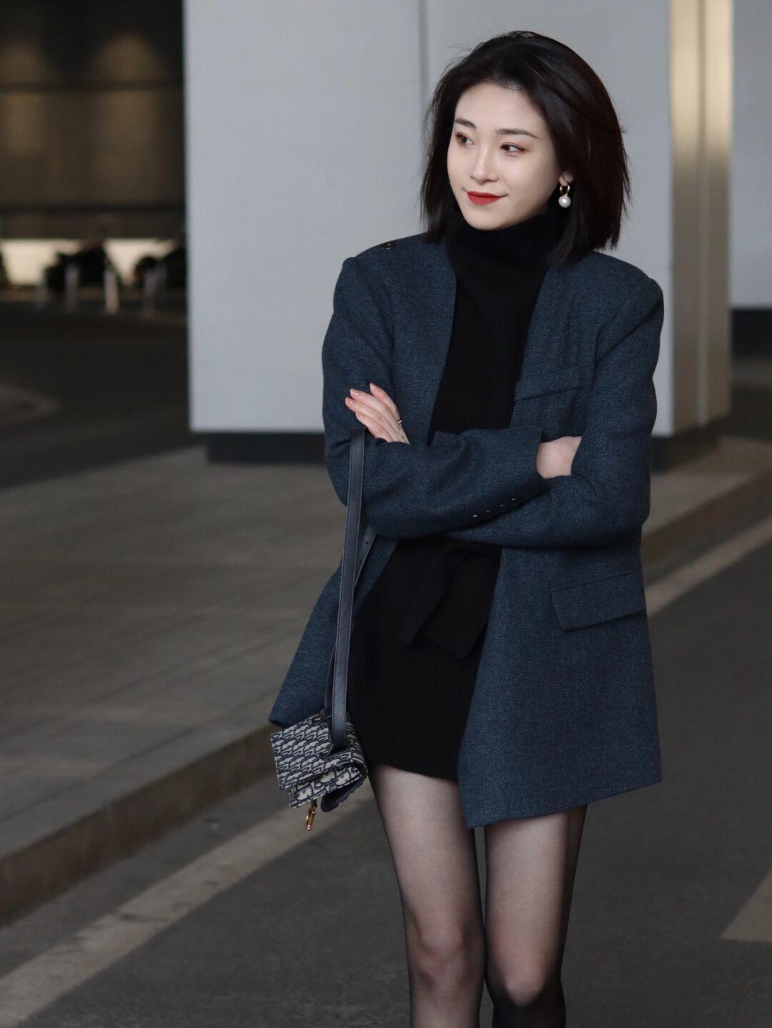 黄黑皮|冬天职场通勤怎么穿?看看这些干练利落的“西装”搭配,时髦精致