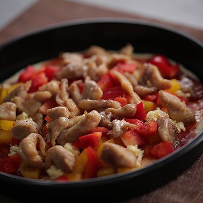 蒸烤箱|鸡肉杂疏披萨