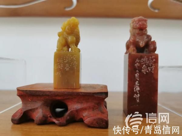 篆刻&印章里的北宅风光“永远跟党走”篆刻展在北宅街道开展