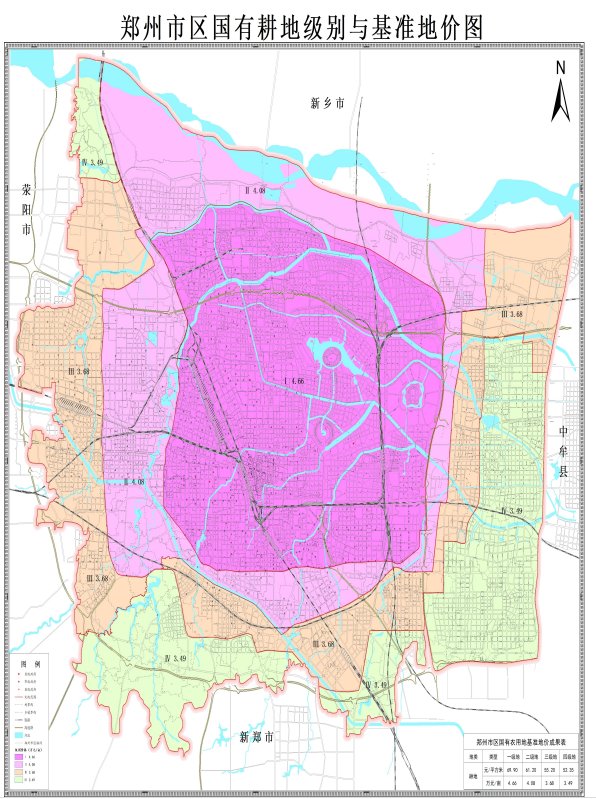 林地|官宣：郑州中心城区最新基准地价标准发布！