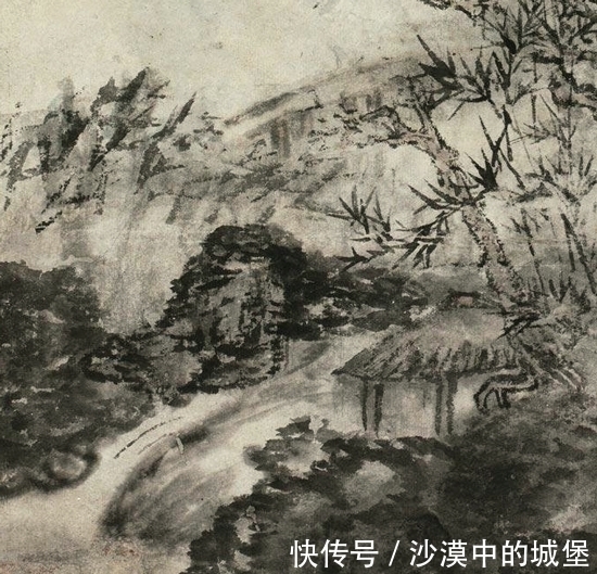 同时代!水墨变化,描绘重峦叠嶂烟雾缭绕,方从义绘《云山图》