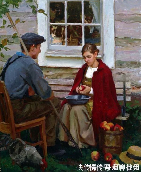 迈克尔!寻找生命中的光,70后印象现实主义画家迈克尔·马尔姆的油画