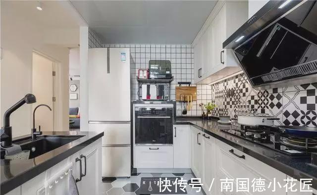餐边柜|88平方米的北欧风小户型，照着网红款的装修设计，效果出来超好看
