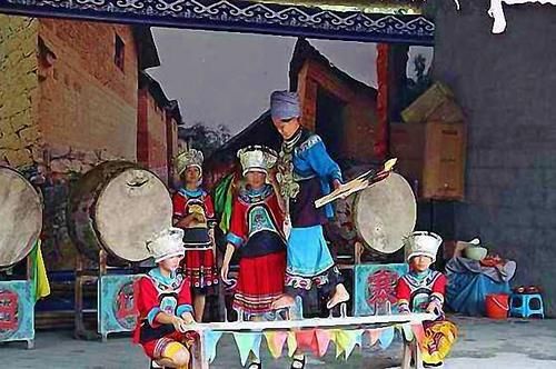 风景如画的关田山苗寨,第一眼就爱上了,好想在这一直生活