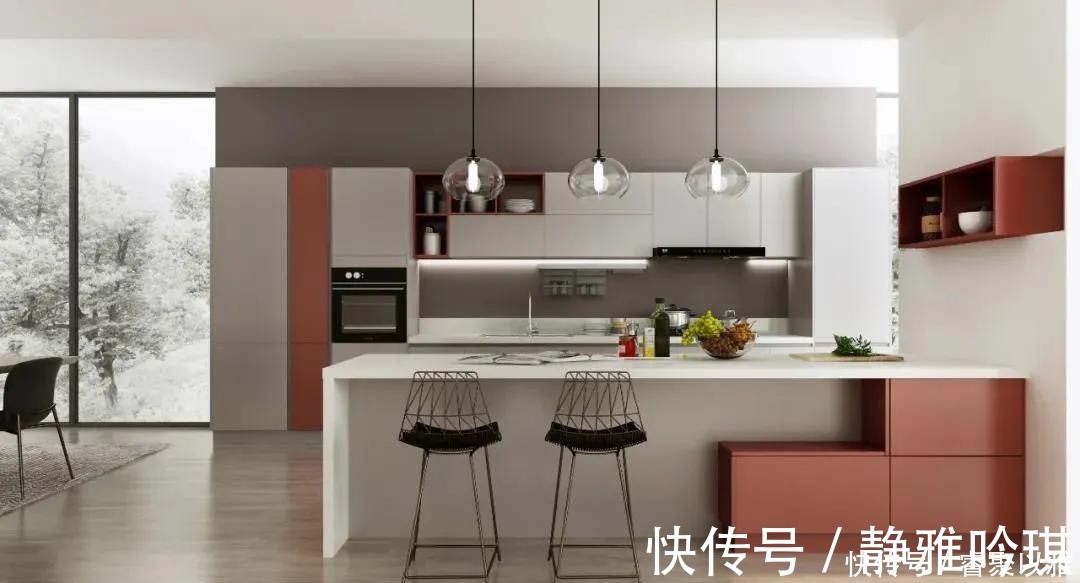 搭配|看上去一尘不染的厨房，大家都用了这几种配色~