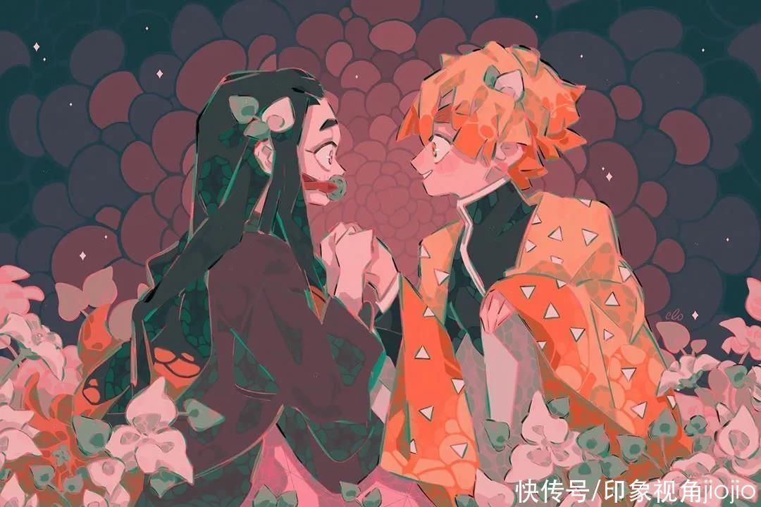 插画作品!甜腻腻的润系少女,看着看着就融化在色块里