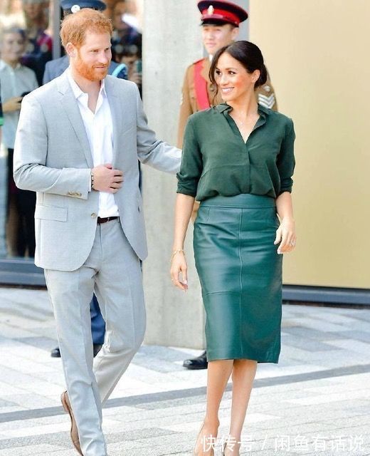 皮裙 西班牙王后瘦到不足90斤,和120斤梅根同穿皮裙,看完不想减肥了