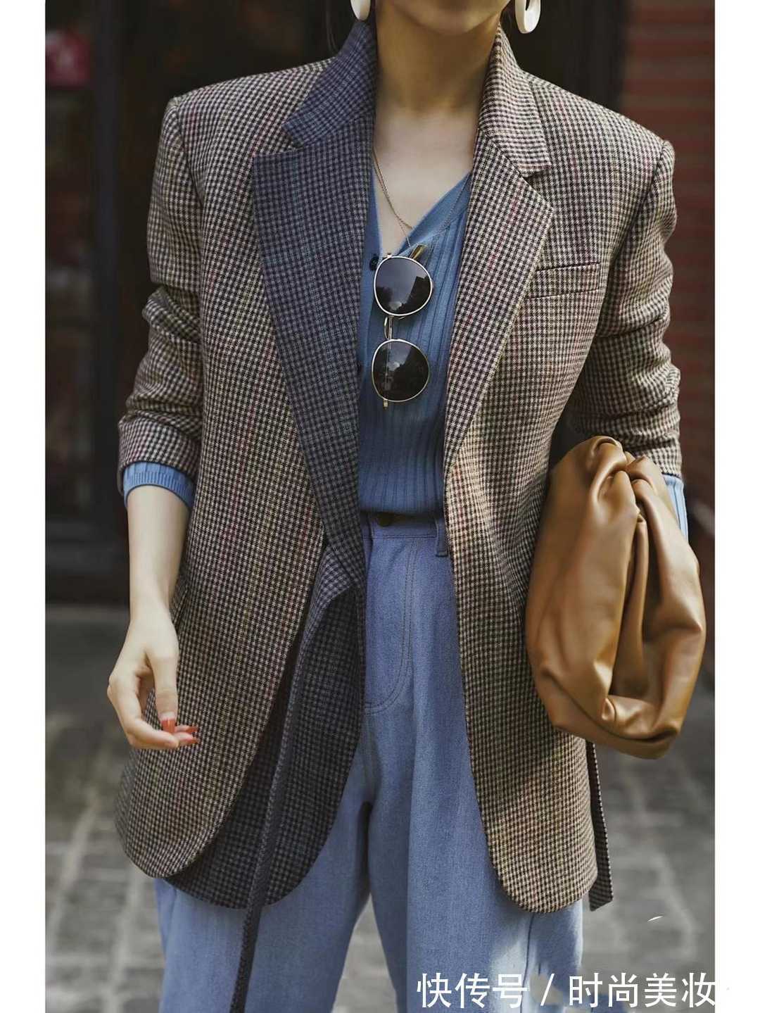 搭配 “蓝+白”是我见过最显气质的搭配,看三木治愈系穿搭,优雅气质