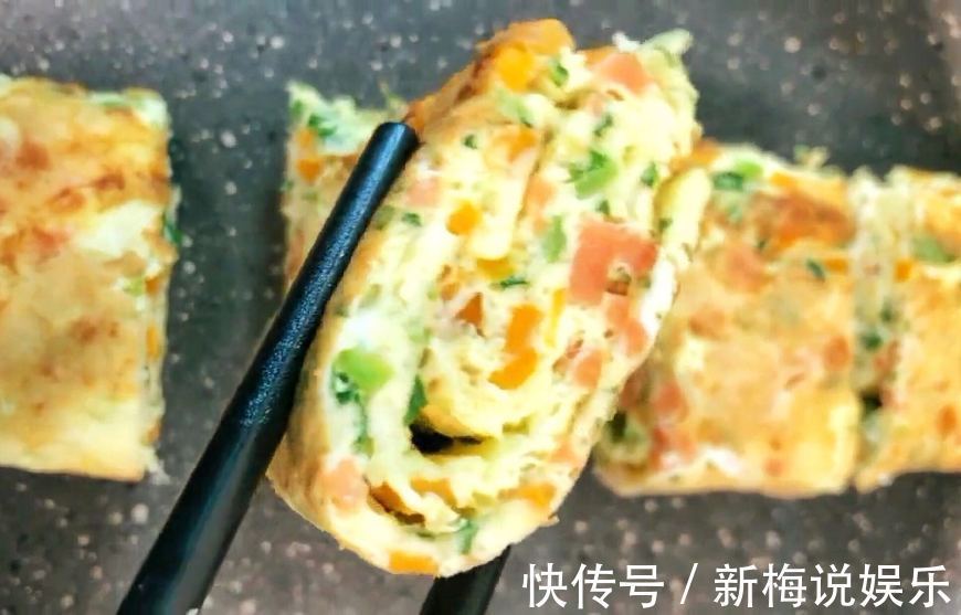 鸡蛋|半碗面粉加几个鸡蛋，手不用沾面，轻松解决一家人的早餐问题