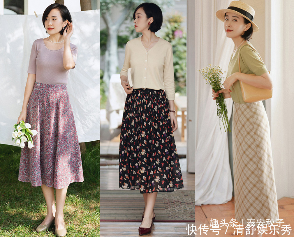 t恤|40岁+的女人：简洁的穿搭，会让你更显高级！