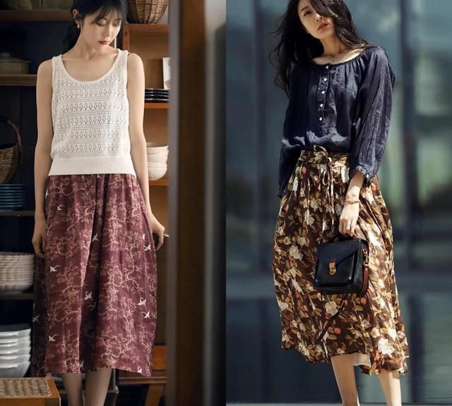 小碎花|怕晒的中年女人,赶紧试试“露脚踝”的搭配,修饰身材又时髦减龄