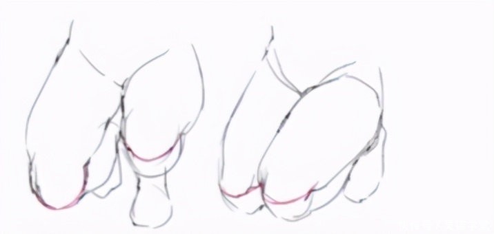 体积感|人体比例不会?膝盖画不好?教你大腿体积感的画法教程!