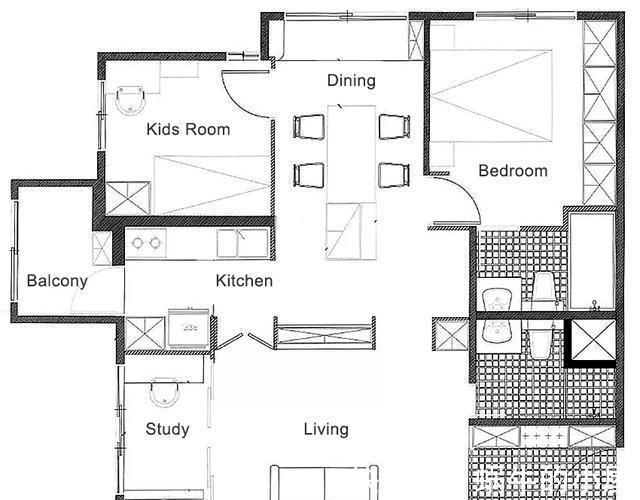 大理石|79㎡精致美寓莫兰迪色+简约,效果很高级